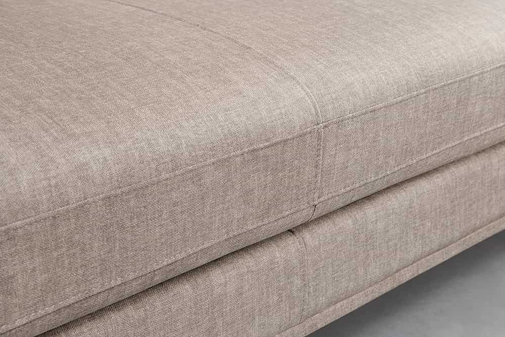 SIGNUM Zeitloses Ecksofa 315cm Samt Ottomane rechts Bigsofa XXL-Couch