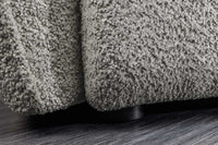 ROYAL Modernes Big Sofa 295cm champagner Bouclé Federkern XXL-Couch