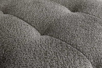 ROYAL Modernes Big Sofa 295cm champagner Bouclé Federkern XXL-Couch