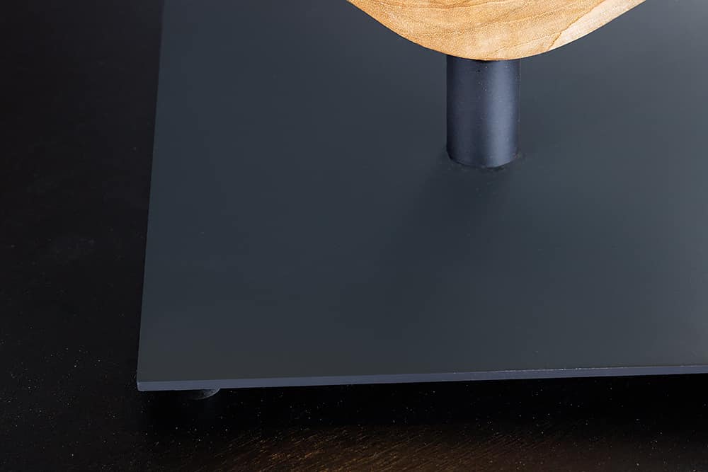 EUPHORIA Handcrafted driftwood table lamp 45cm beige with linen shade