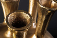 KIYA Handgefertigte Vase gold mit 5/7 Öffnungen Blumenvase