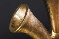 KIYA Handgefertigte Vase gold mit 5/7 Öffnungen Blumenvase