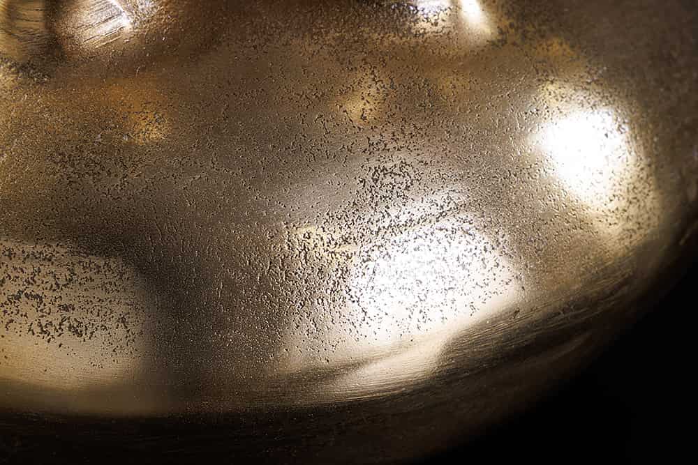 KIYA Handgefertigte Vase gold mit 5/7 Öffnungen Blumenvase