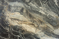 INFINITY Ausziehbarer Esstisch 180-260cm rost Keramik Marmor schwarz Metall