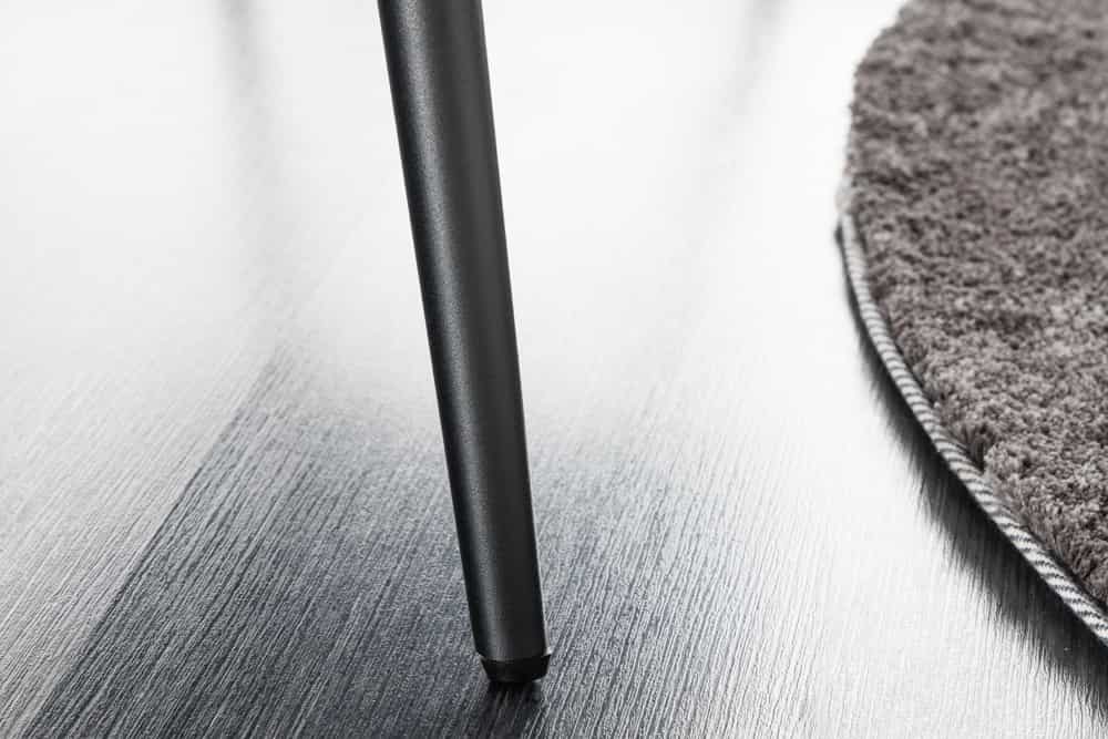 BOUTIQUE Design Sitzbank 100cm beige Cord schwarze Metallbeine Polsterbank