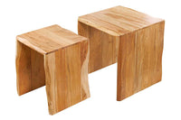 TRIBAL Massives Sideboard 180cm antik braun Mangoholz 3D-Front viel Stauraum