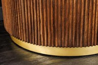 WAVE Design TV Board 160cm black mango solid wood