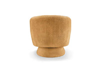 BOSSA NOVA Drehbarer Design Sessel 80cm Bouclé