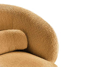 BOSSA NOVA Drehbarer Design Sessel 80cm Bouclé