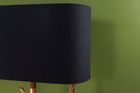 EUPHORIA Handcrafted driftwood table lamp 45cm beige with linen shade