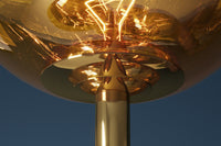 LIQUID DIAMOND Design Stehlampe 170cm Glas Stahl sieben Schirme Kugelleuchte
