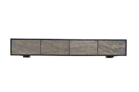 WAVE Design TV Board 160cm black mango solid wood