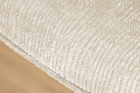 AVIGNON Drehbarer Retro Stuhl Chenille Metallbeine