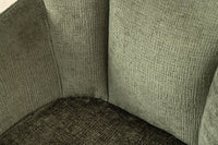 AVIGNON Drehbarer Retro Stuhl Chenille Metallbeine