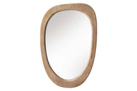 ORGANIC Design Spiegel  105cm natur beige Pinienholz abgerundeter Rahmen Wandspiegel