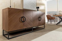 ORGANIC LIVING Solid sideboard 175cm mango wood organic design