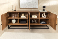 ORGANIC LIVING Solid sideboard 175cm mango wood organic design