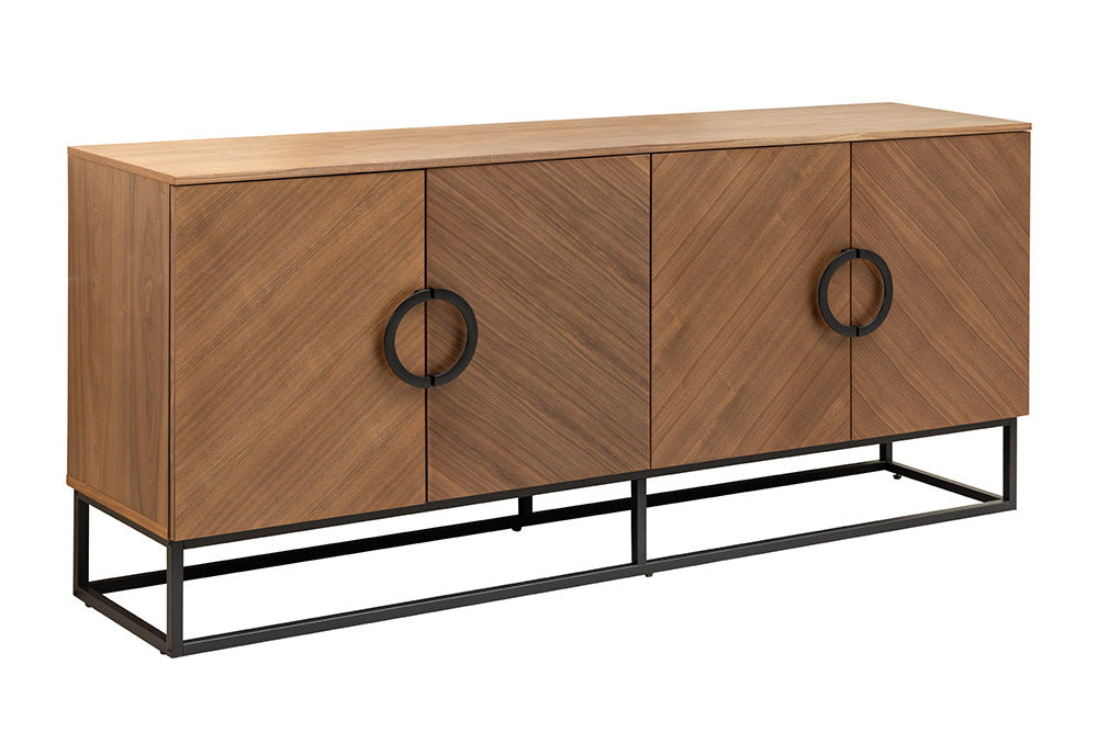 ORGANIC LIVING Solid sideboard 175cm mango wood organic design