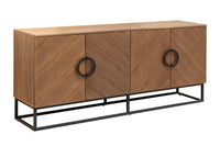 ORGANIC LIVING Solid sideboard 175cm mango wood organic design