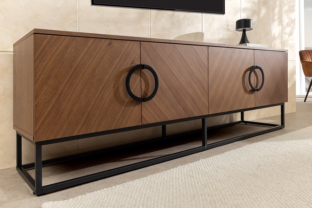 ORGANIC LIVING Solid sideboard 175cm mango wood organic design