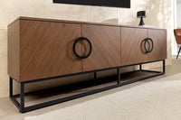 ORGANIC LIVING Solid sideboard 175cm mango wood organic design