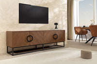 ORGANIC LIVING Solid sideboard 175cm mango wood organic design