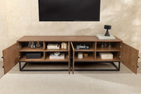 ORGANIC LIVING Solid sideboard 175cm mango wood organic design