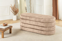 VOGUE Extravagante Polsterbank 115cm Sitzbank mit Stauraum