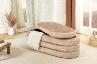 VOGUE Extravagante Polsterbank 115cm Sitzbank mit Stauraum