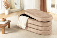 VOGUE Extravagante Polsterbank 115cm Sitzbank mit Stauraum