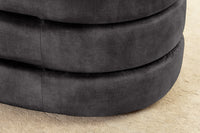 VOGUE Extravagante Polsterbank 115cm Sitzbank mit Stauraum