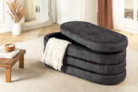 VOGUE Extravagante Polsterbank 115cm Sitzbank mit Stauraum