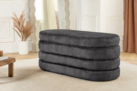 VOGUE Extravagante Polsterbank 115cm Sitzbank mit Stauraum