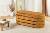 VOGUE Extravagante Polsterbank 115cm Sitzbank mit Stauraum