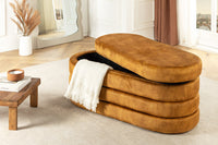 VOGUE Extravagante Polsterbank 115cm Sitzbank mit Stauraum