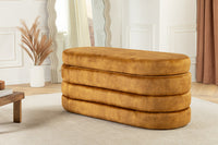 VOGUE Extravagante Polsterbank 115cm Sitzbank mit Stauraum
