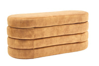 VOGUE Extravagante Polsterbank 115cm Sitzbank mit Stauraum