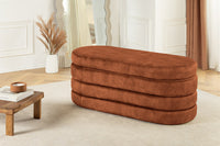 VOGUE Extravagante Polsterbank 115cm Sitzbank mit Stauraum