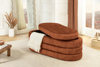 VOGUE Extravagante Polsterbank 115cm Sitzbank mit Stauraum