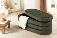 VOGUE Extravagante Polsterbank 115cm Sitzbank mit Stauraum