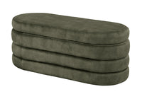 VOGUE Extravagante Polsterbank 115cm Sitzbank mit Stauraum