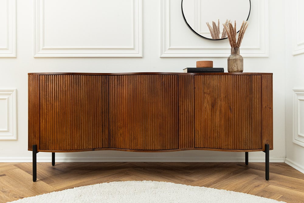 ORGANIC LIVING Solid sideboard 175cm mango wood organic design