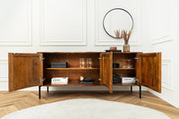 ORGANIC LIVING Solid sideboard 175cm mango wood organic design