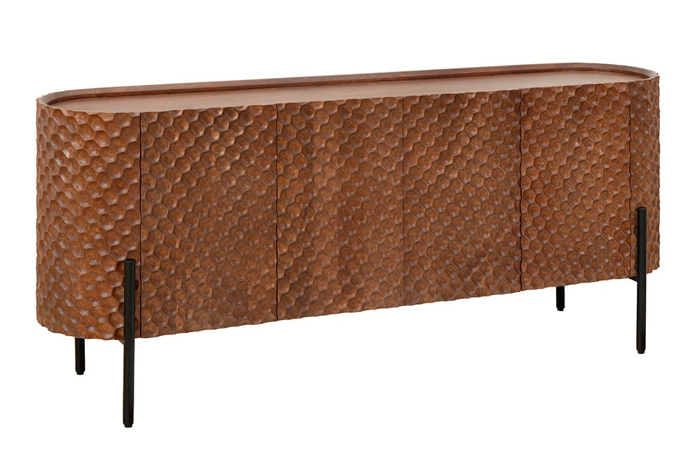 ORGANIC LIVING Solid sideboard 175cm mango wood organic design
