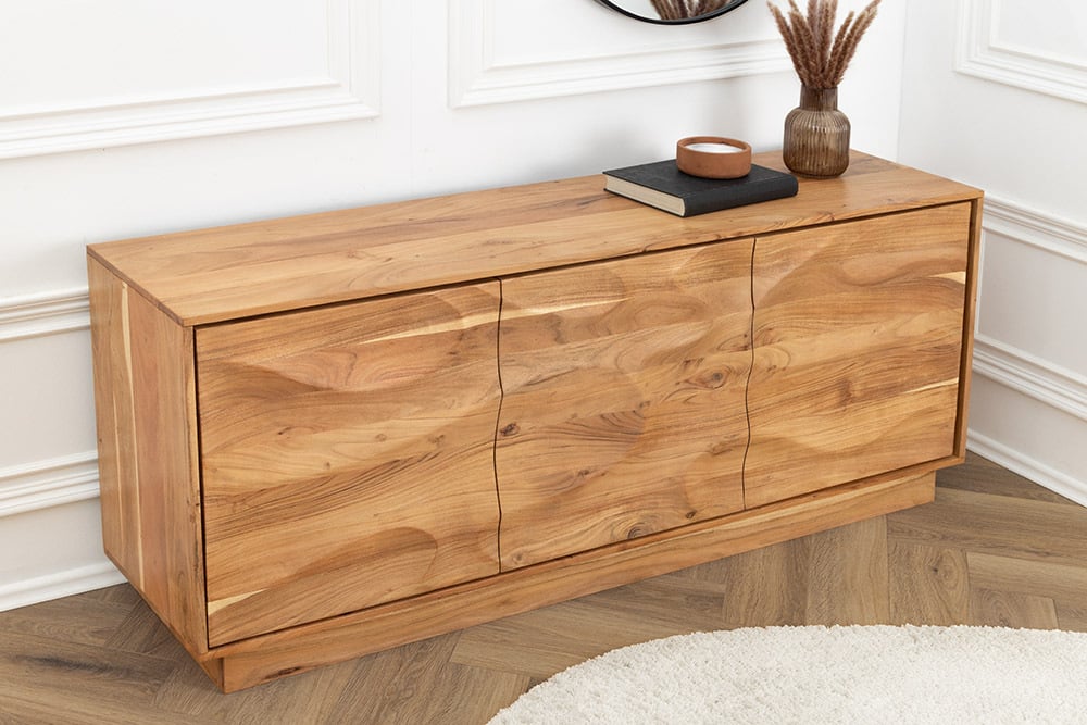 ORGANIC LIVING Solid sideboard 175cm mango wood organic design