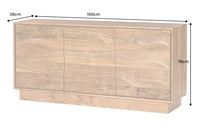 ORGANIC LIVING Solid sideboard 175cm mango wood organic design