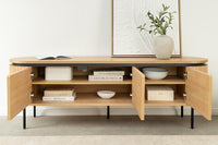 ORGANIC LIVING Solid sideboard 175cm mango wood organic design