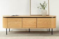 ORGANIC LIVING Solid sideboard 175cm mango wood organic design