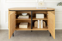 ORGANIC LIVING Solid sideboard 175cm mango wood organic design