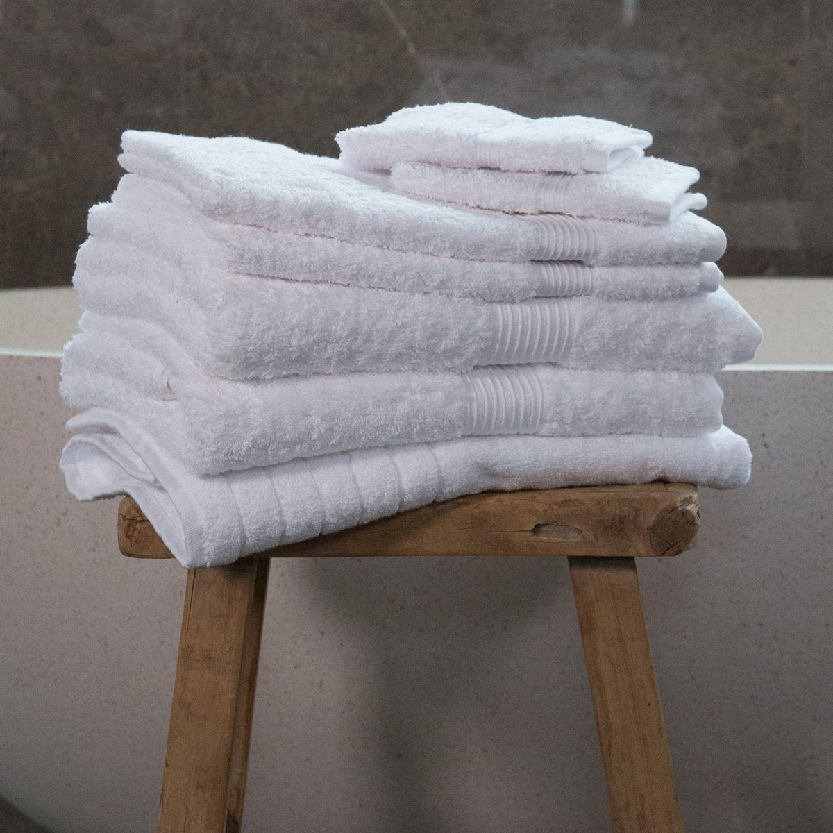 Towel set GIZA LINE towels made of 100% Egyptian cotton 4-piece towel set